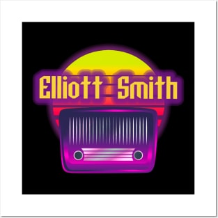 elliot smith retro Posters and Art